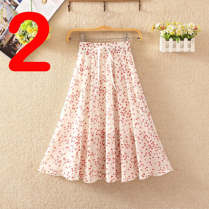 Elegant Summer Chiffon Skirt