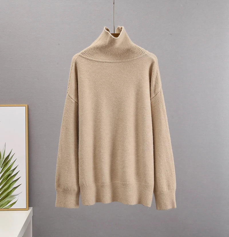 Hirsionsan Chic Turtle Neck Sweater